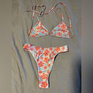 Tai swim co Hanalei Print bikini set